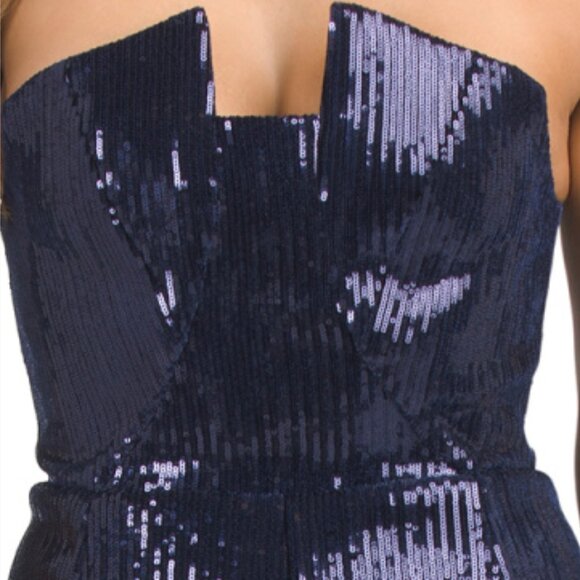 BLACK HALO Made In Usa Lena Sequin Jumpsuit - Picture 3 of 3